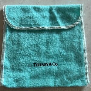 Tiffany & Co. Aqua Blue Jewelry Pouch